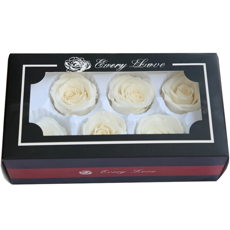 

QSLH-SY0160 Best Selling Valentines Day Gift Real Preserved Roses Flower in Box Preserved Roses For Valentine's Day