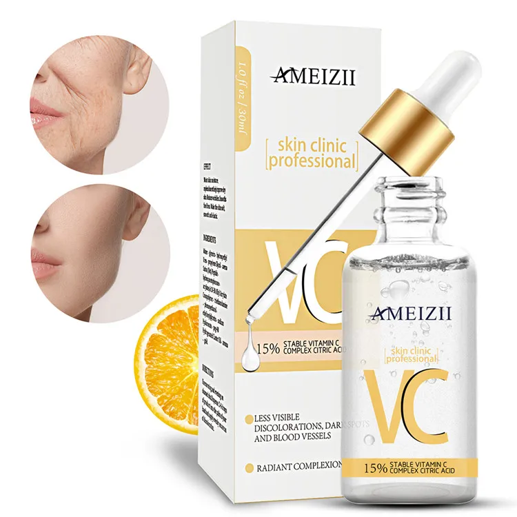 

Custom Vitamin C Serum Moisturizing Facial Whitening Face Skin Care Visage Pemutih Kulit Anti Aging Organic VC Face Serum