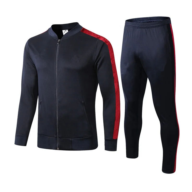 

Sportswear Stocked Football Tracksuits Mens Plain Training Suit Soccer, Any colors can be made