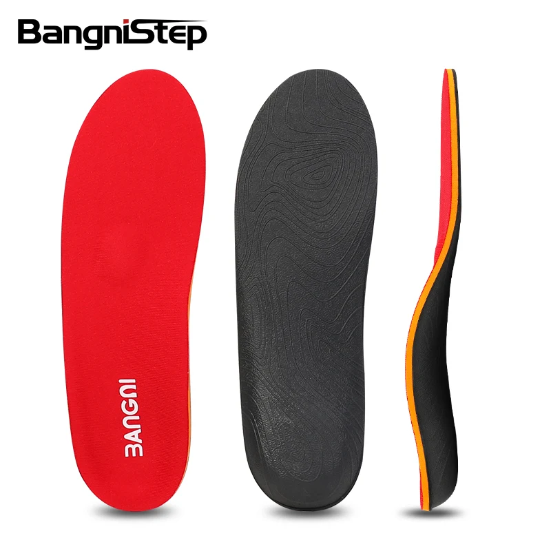 

Bangnistep Wholesale Custom Orthopedic Shoe Insert Arch Support Orthotics Insoles with Heel Cup for Flat Feet Insoles