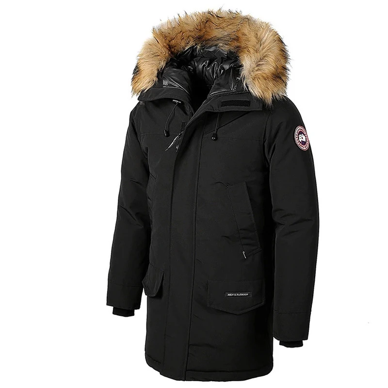 

Canada Parka Winter Clothing Faux Fur windbreaker Bomber jackets coat for men 2020