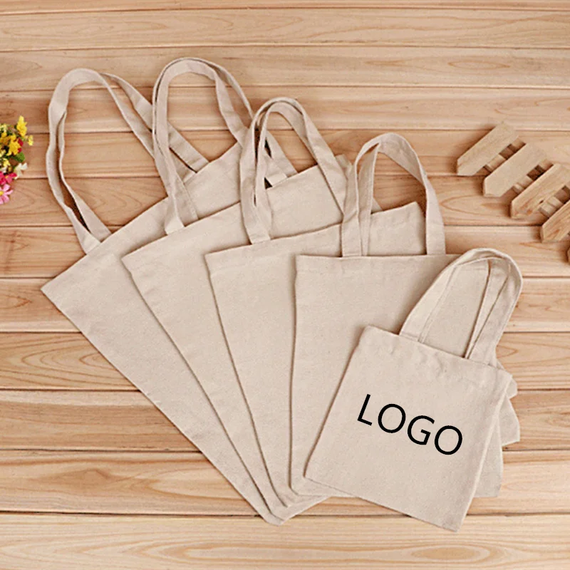 

Quality custom printed tote shopping bag cheap organic cotton canvas bags with logo, White color