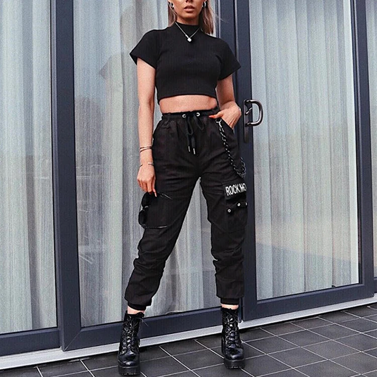 

Wholesale Printing Chain Harem Pants Women