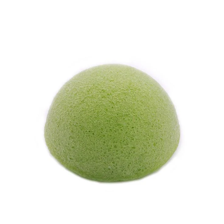 
Half ball Konjac Sponge 100% All Natural Facial Sponge with Activated Bamboo Charcoal. 