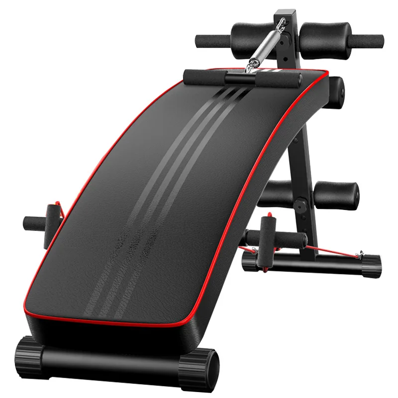 

Sit up bench incline bench Training bench with tubing, Black+red