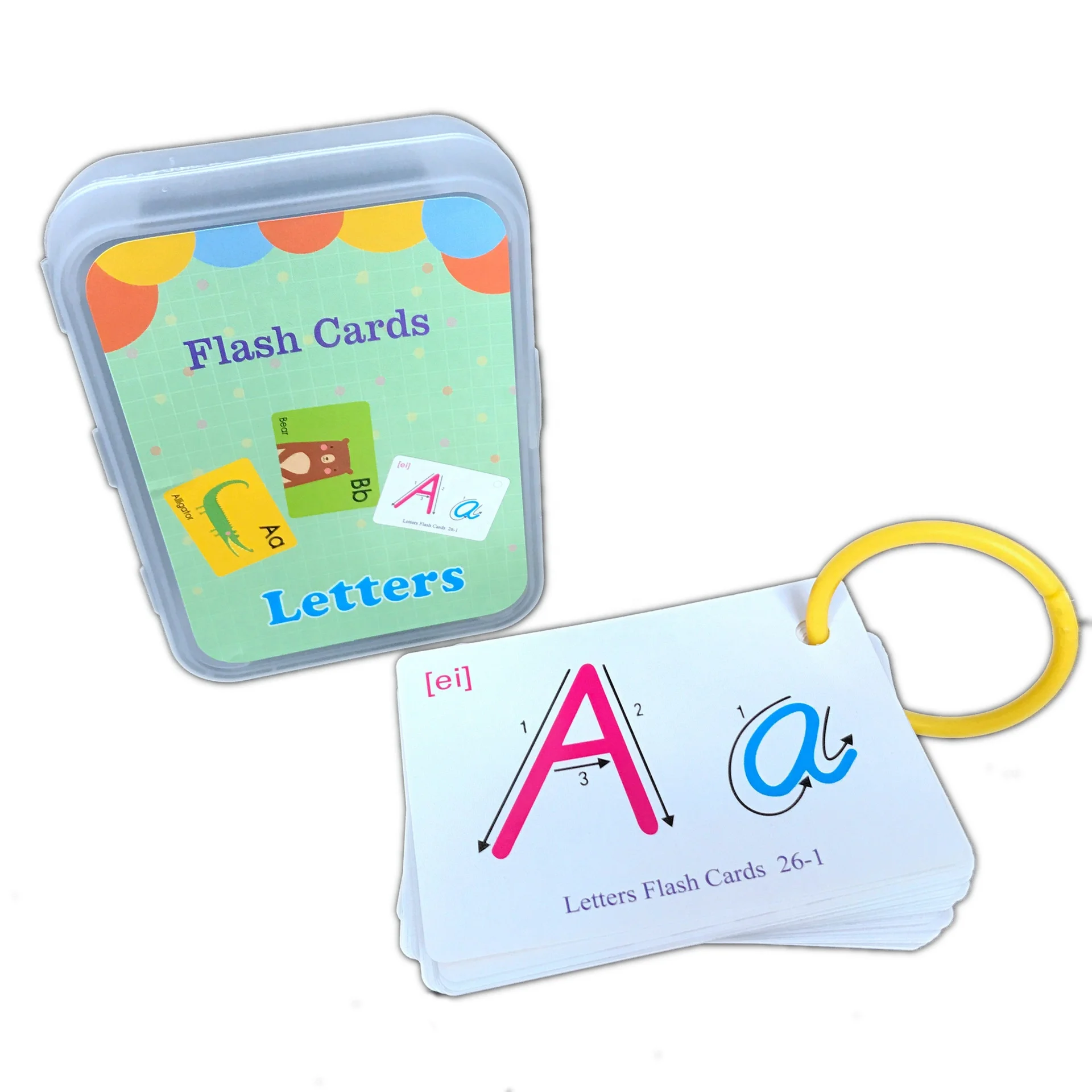 

Learning Toy Educational Preschool Toddler Flashcards Learn Colors Number Shapes Animals ABC Letters & Sight Words Flash Cards
