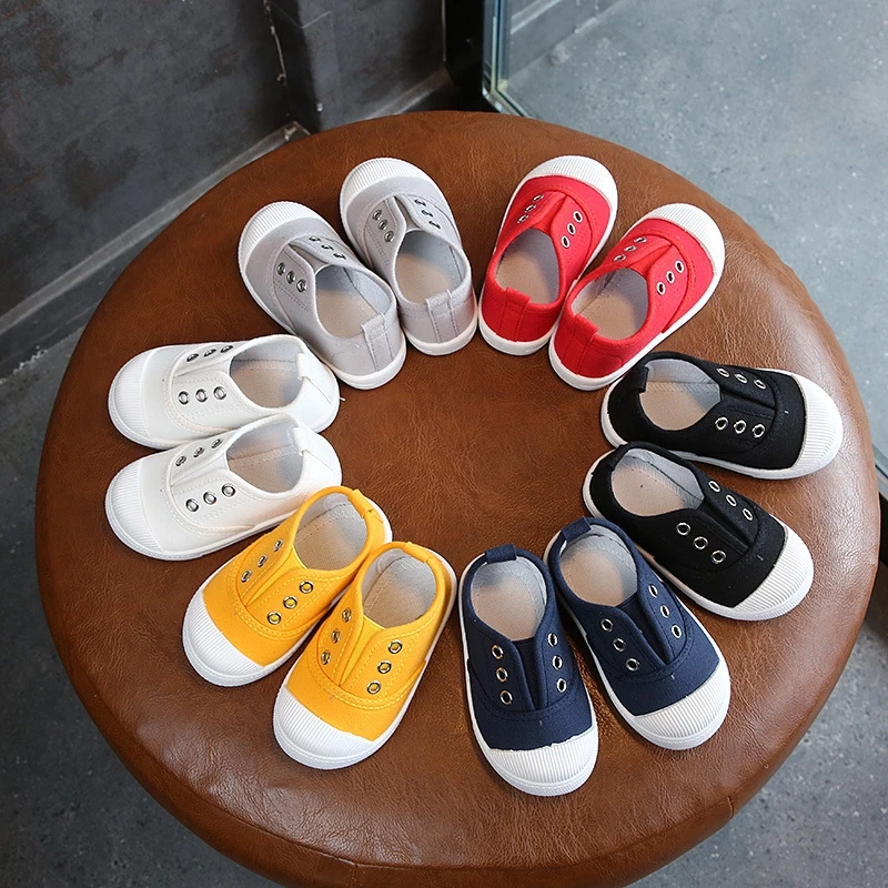 

Spring children's canvas shoes children's casual non-slip canvas shoes kindergarten baby shoes