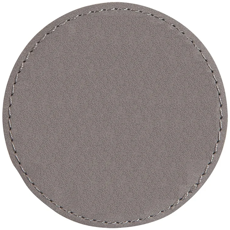 

Wholesale Tracker Patches Round Self Adhesive Blanks Faux Leather Hat Patches Laserable Leatherette Patch With Heat Adhesive