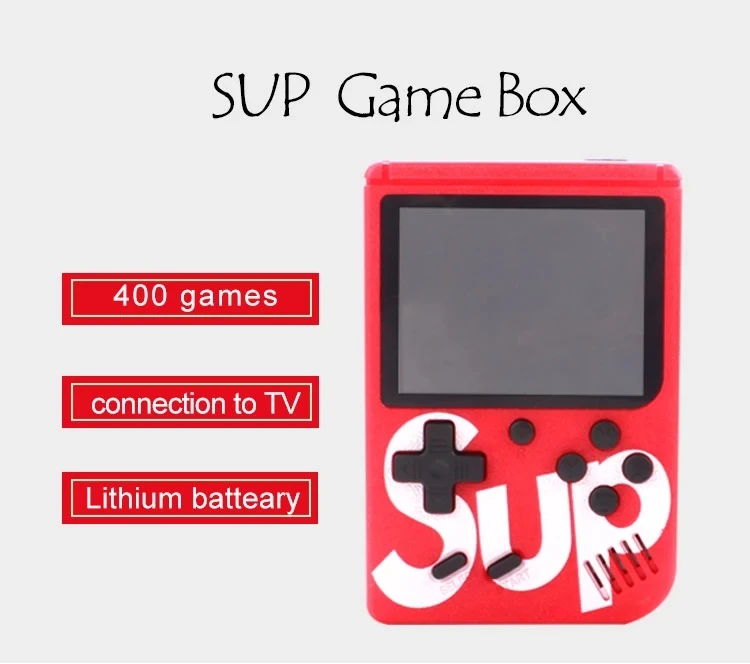 
Link-To 2020 Factory wholesale Handheld TV Video Game Console Build Sup 400 in 1 portable Mini Video Console Support Double Play 