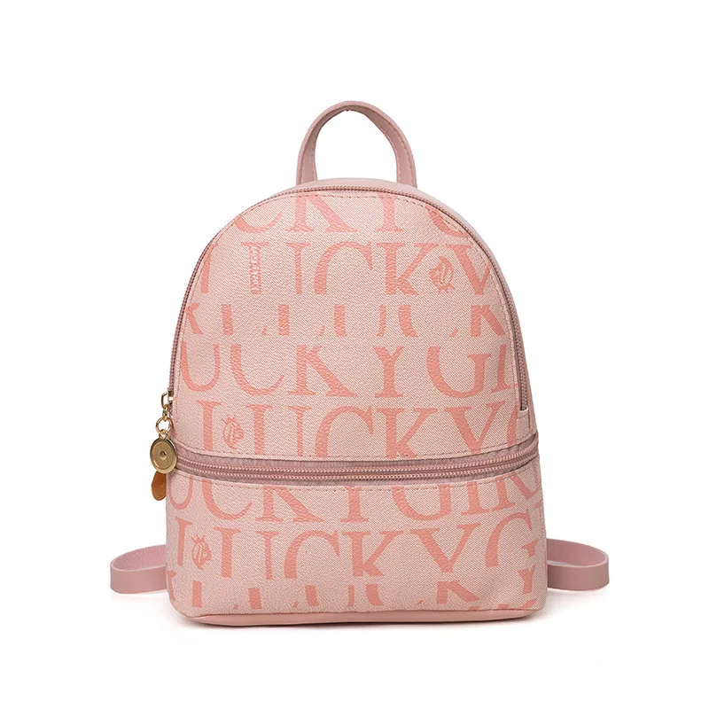 

Women Mini Backpack Pu Leather Shoulder Bag For Teenage Girls Ladies Small Rucksack Female School Backpacks, Khaki,grey,blue,black,pink