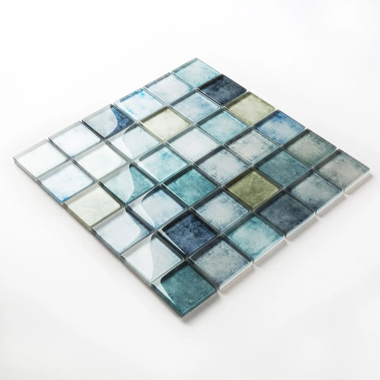 创新厨房 backsplash lowes 水晶玻璃釉面马赛克瓷砖摩洛哥