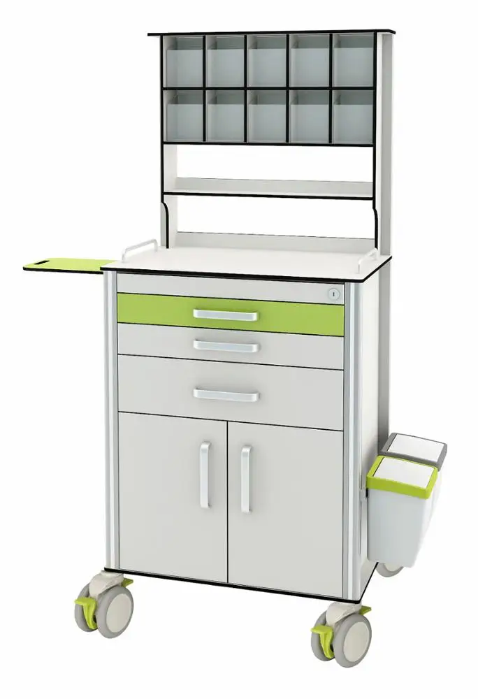 
OEM Hospital storage cabinets hospital bed table medicine trolley carts storage cabinet ,medical cart ,hospital furniture 