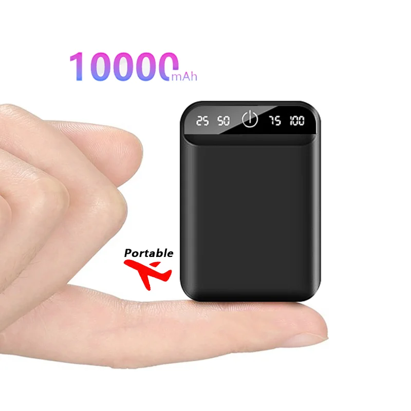 

Free Shipping 1 Sample OK FLOVEME High Capacity Charger Mini Portable Powerbank 10000mAh For iPhone Power Bank Custom Accept