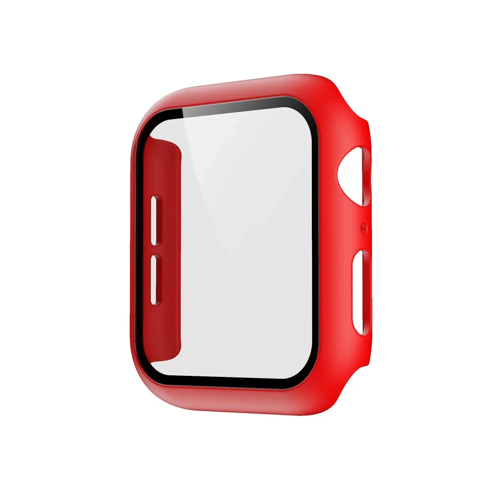 

YCYMO high quality smart watch protective case cover with screen for iwatch case cover 38mm 40mm 42mm 44mm accessories 2 pack