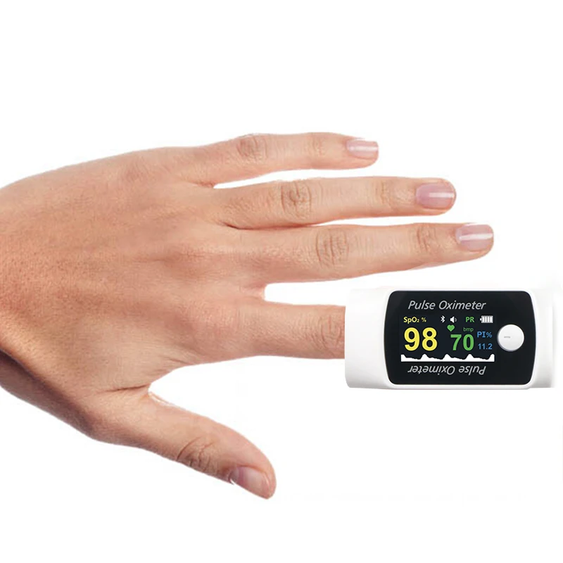 

Elderly health home Health Monitor measuring blood pressure spo2 pulse rate with fingertip, Write