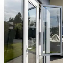 Nova grade de ferro janela designs porta de abertura 180 graus janelas de batente de alum&iacute;nio perfis de extrus&atilde;o de alum&iacute;nio para janelas e portas