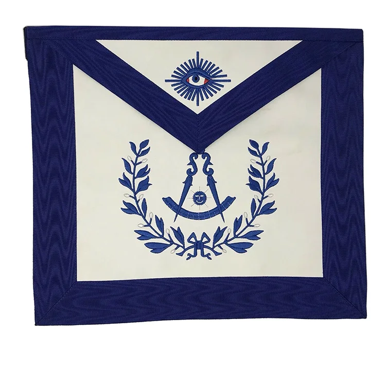 

Wholesale White Leather Masonic Past Master Apron