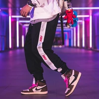 

Custom Logo Stripe Printed Pants Jogger Track Men Pants for Summer Autumn