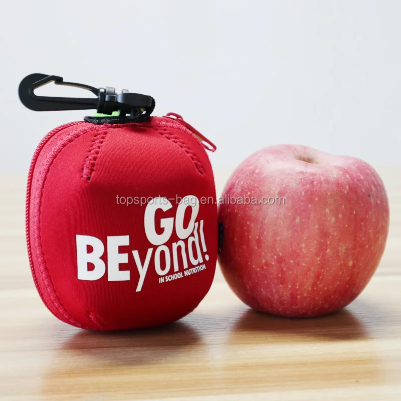 

Customized Neoprene Fruit Pouch/Bag for Apple Orange Banana, Any pantone color or multicolor