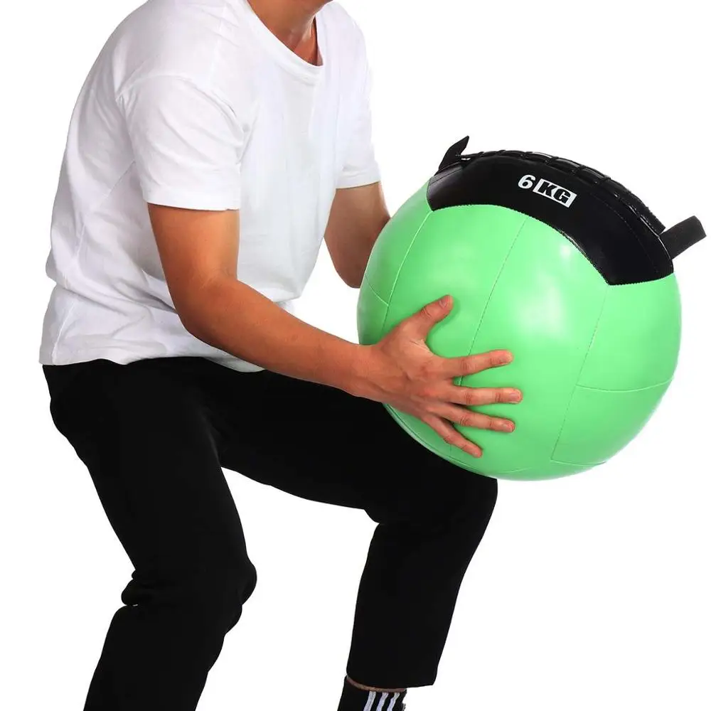 

2/4/6KG PU Soft Gym Inelastic Training Exerciser Fitness Medicine Body Building Equipments Yoga Balls