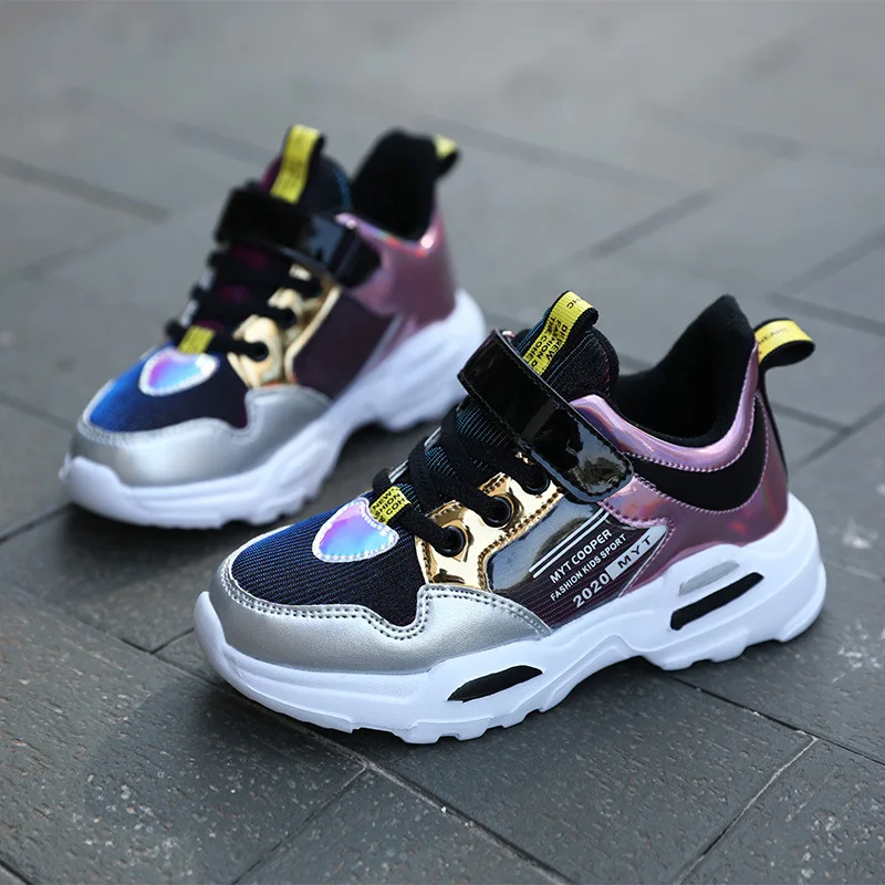 

Girls Shoes Autumn Girl Trendy Shoes Leather Women Children Sports Shoes Korean Version