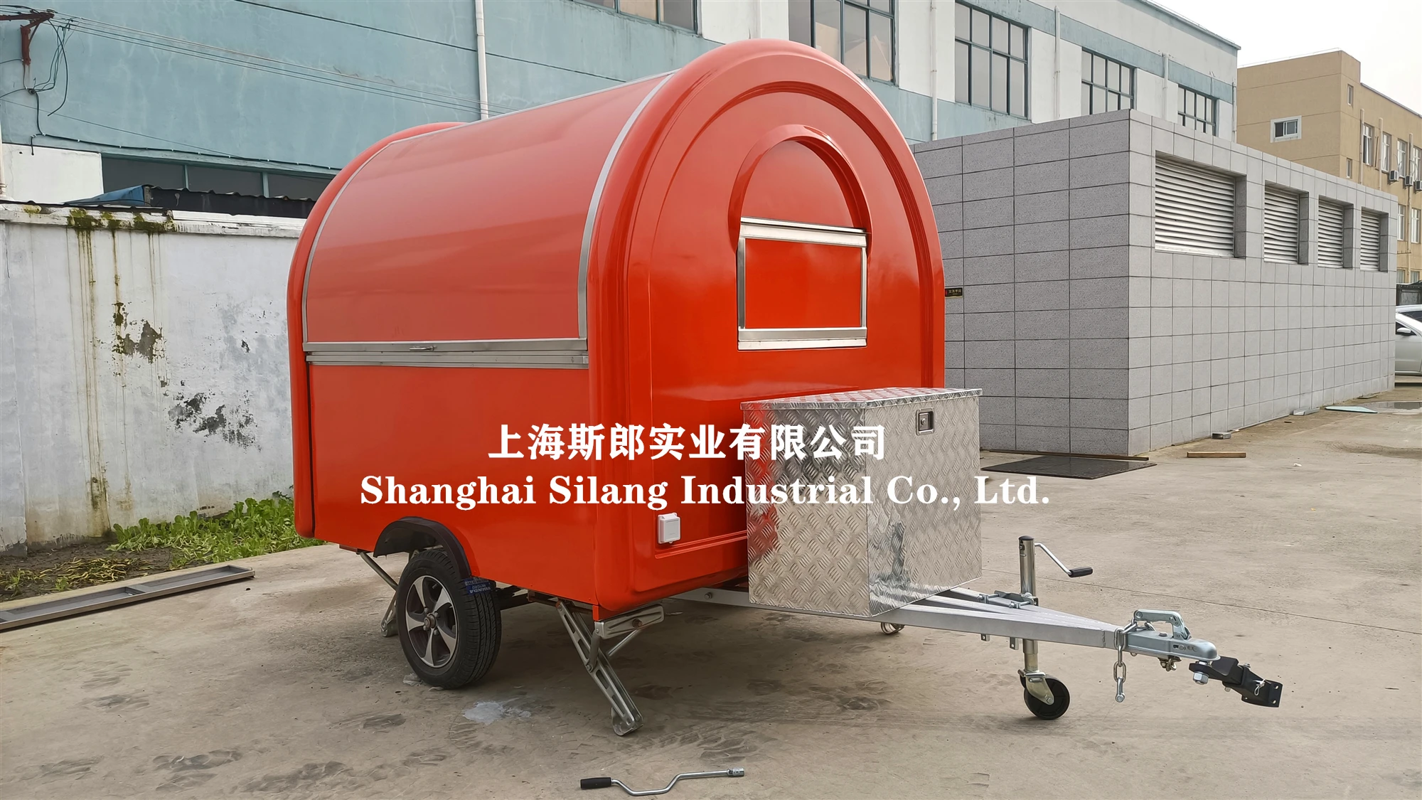 New Zealand Enclosed Fiberglass Mobile Ice Cream Food mobile Concession Trailer manufacture