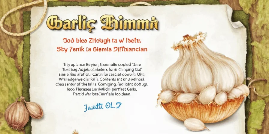 Vampire holding garlic