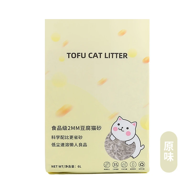 

6L Activated Carbon Tofu Cat Sand Mineral Tofu Bentonite Deodorant Cat Sand Bentonite hygienic sand for cats, Grey