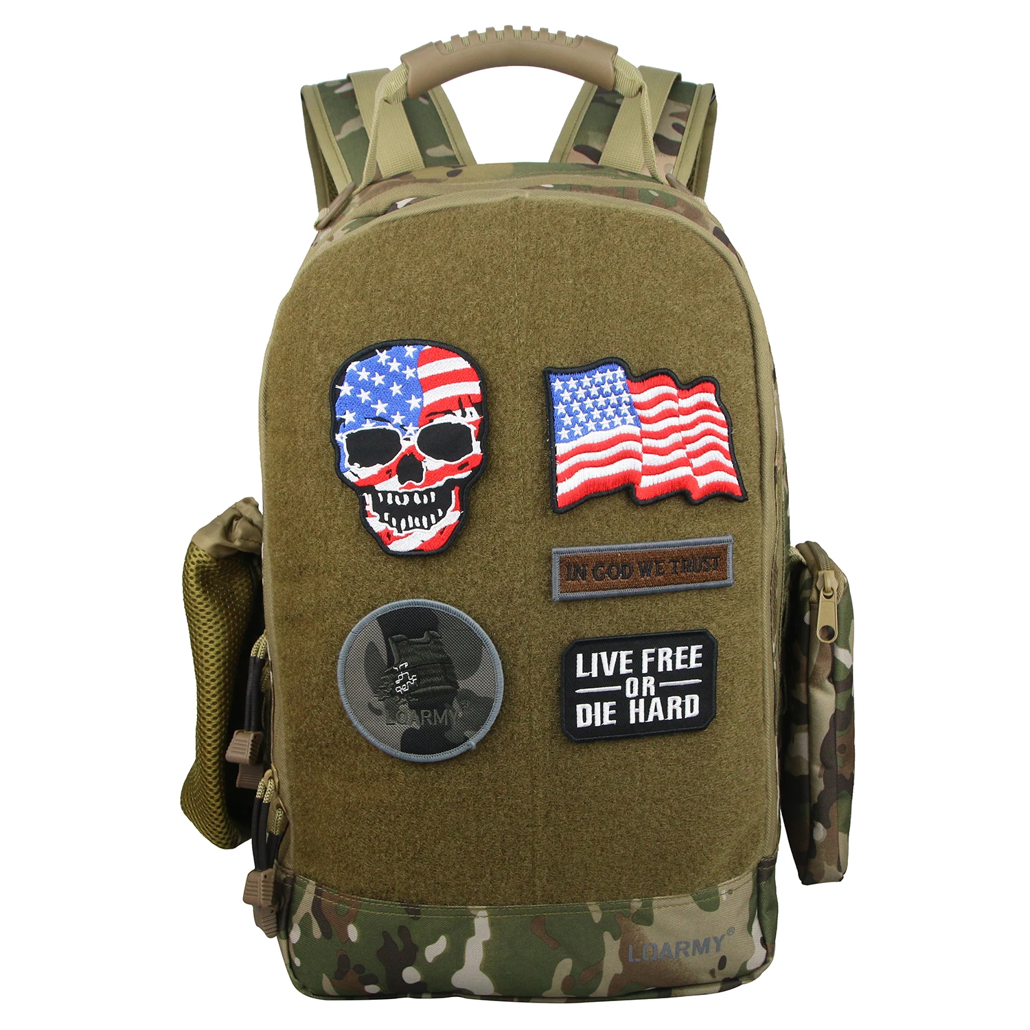 

Climbing Hunting Army Laptop Backpack with Five Patches, Ocp