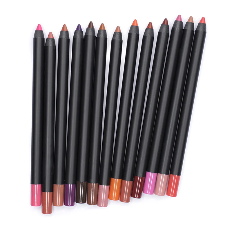 

Private label lipliner crayon lip pencil waterproof lip liner eyeliner High Pigment Matte Lipliner Pencil