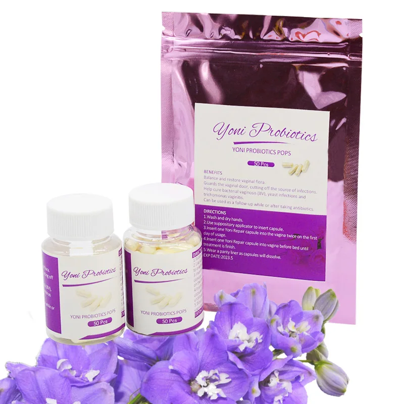 

100% natural herbal organic feminine ph balance yoni pops suppositories vaginal healthcare detox cleaning boric acid capsules