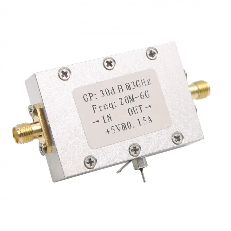 

High Gain 30dB 20MHz-6GHz Low Noise Amplifier LNA Low Noise RF Amplifier