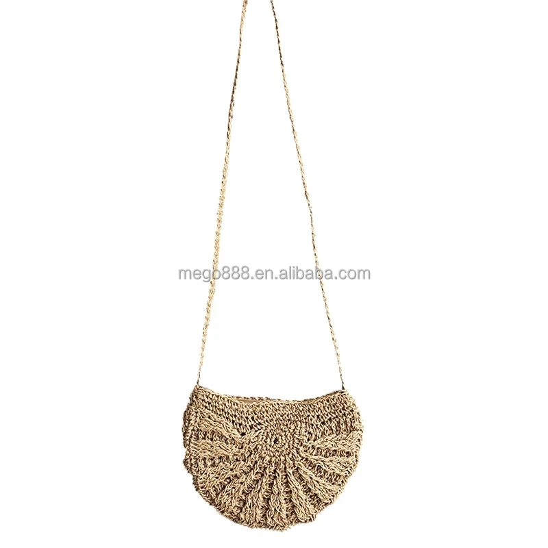 

Wholesale summer beach weave women shoulder bag natural straw mini mobile phone handbag, Customerized