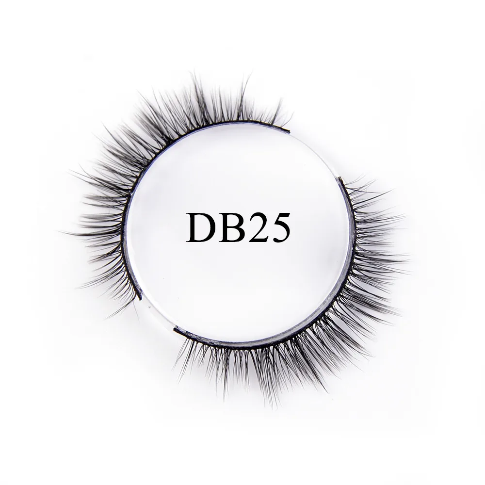 

DB25 Promotions Ready To Ship RTS fast quick shipping delivery time NATURAL WISPY 3d faux mink silk fake eyelashes