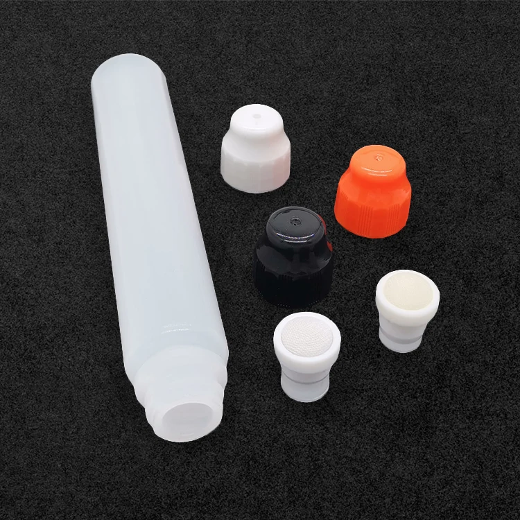 

graffiti marker empty Squeeze bottle art paint 15mm nib Sponge nib LDPE dab tools diy ink container plastic bottle for painting