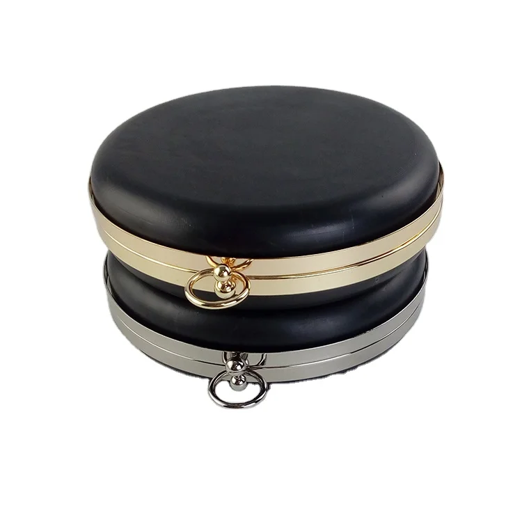 

RTS 18cm metal purse frame box round shape clutch purse frame for bag