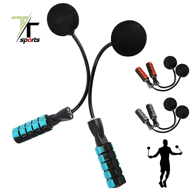 

TTSPORTS Jump Rope,Training Cordless Skipping Rope For Fitness Adjustable Weighted Cordless Jump Rope For Men Women Kids