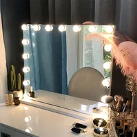 

Hollywood Mirror with Light Bulbs Table Top Vanity Mirror Amazon Top Seller 2020