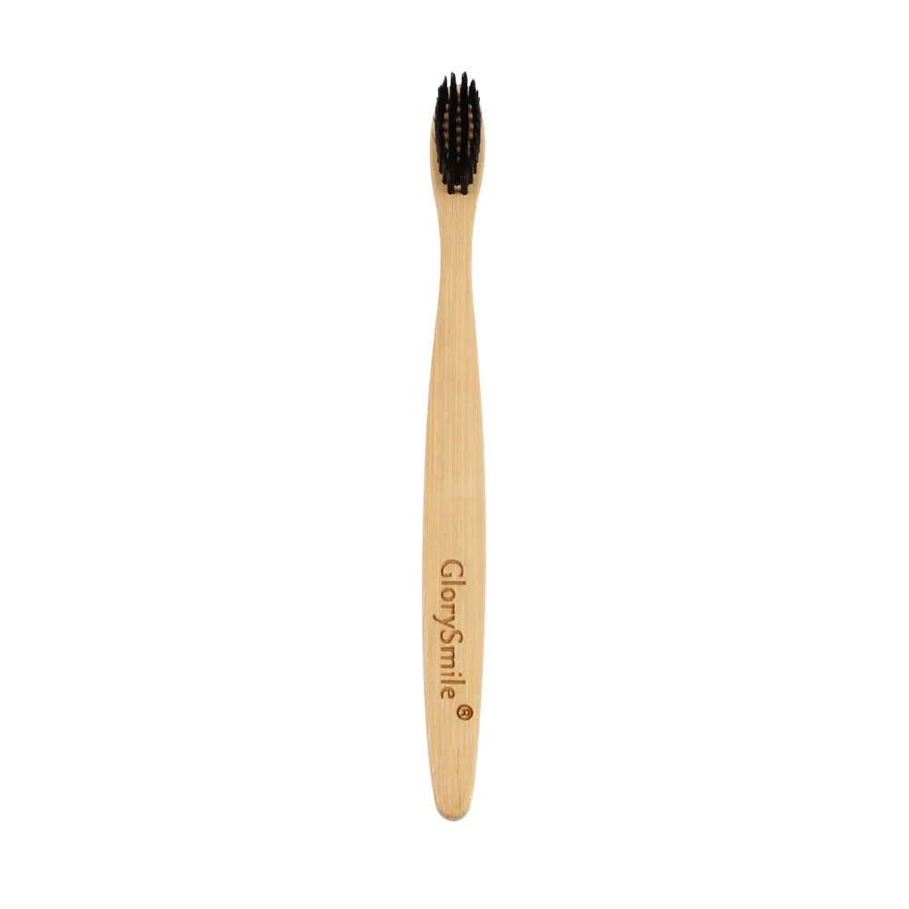 

High quality Wholesale Eco Organic Custom Color logo Biodegradable Charcoal Bamboo Toothbrush
