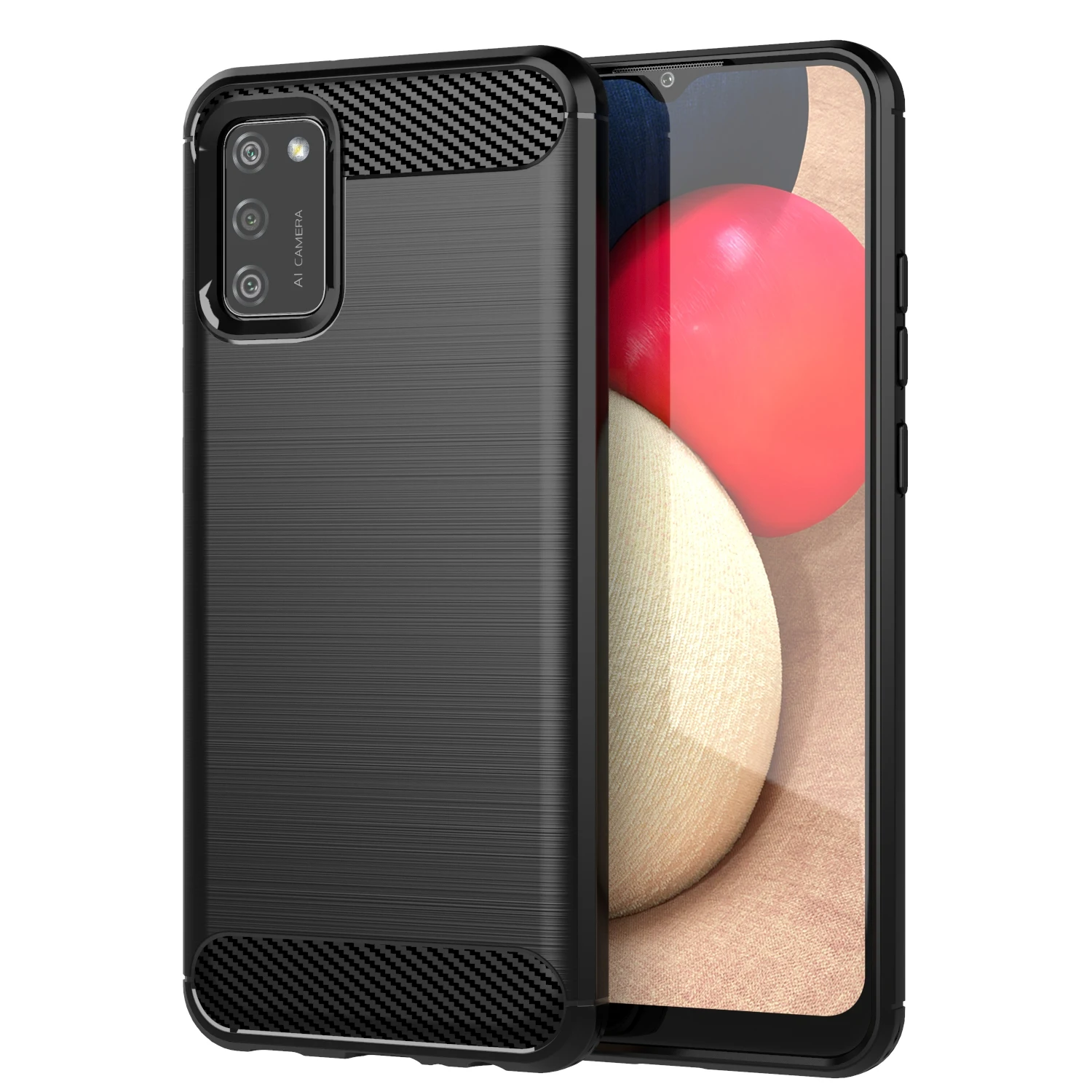 

2021 New Silicone phone cases for samsung Galaxy a02S, 4 colors