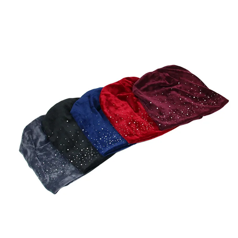 

Wholesale Ladies Rhinestone Beanie Bling Hats For Women