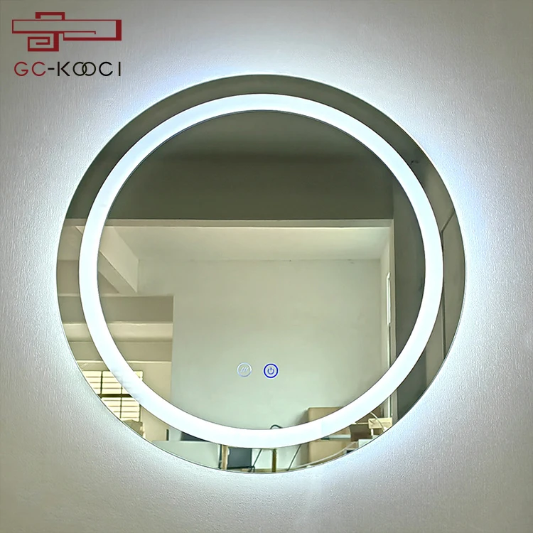 

Smart Round Led Anti-fog Mirror Sanded Backlight Smart Bathroom Vanity Mirror