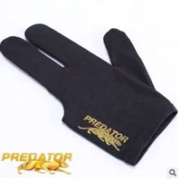 

Three-finger gloves for billiards