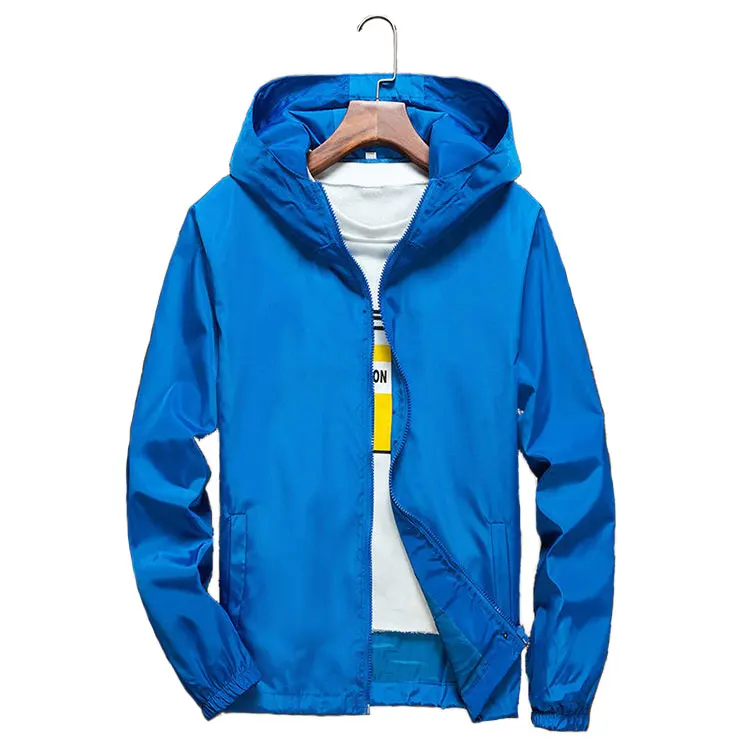 

Plus Size  Korea Style Jacket Plain Casual Long Sleeve Windproof spring men's jackets, Customized color