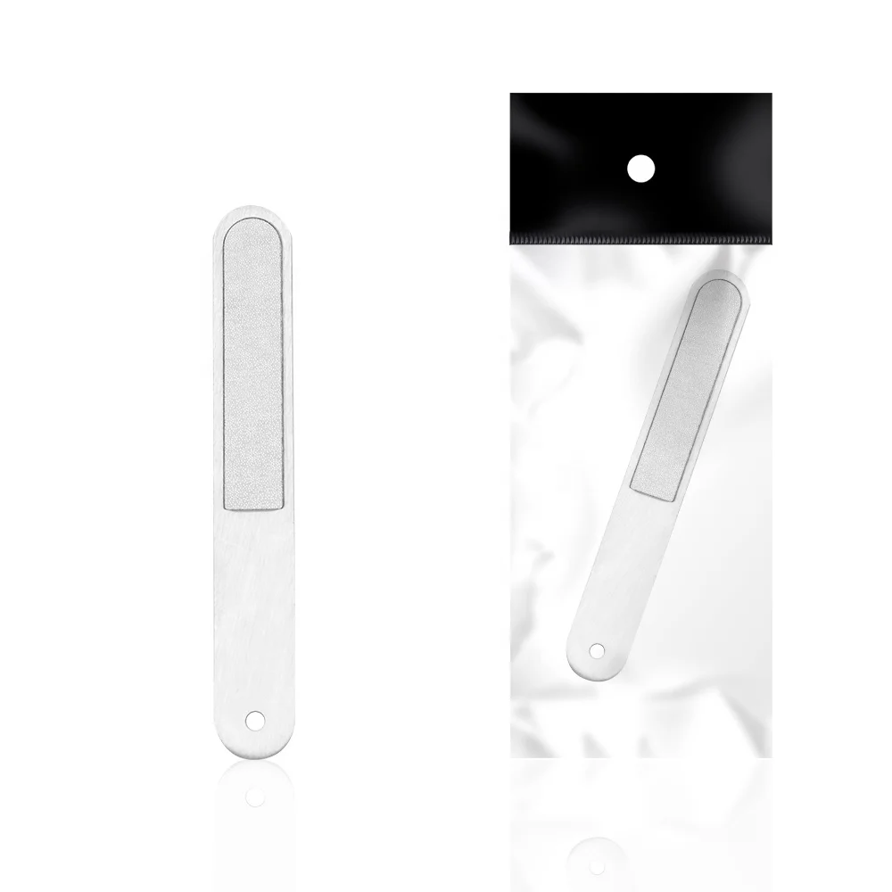 2024 New Arrivals Cheaper Professional Stainless Steel Nail File Manicure Pedicure Tools for Fingernails Toenails