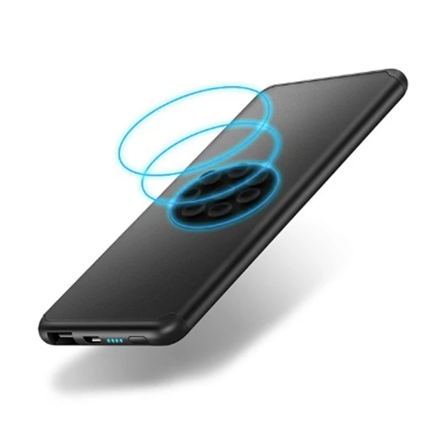 

2019 New Mini Qi Wireless 10000mah Power Bank Trending Products Promotional Gift Ultra Slim Portable Powerbank