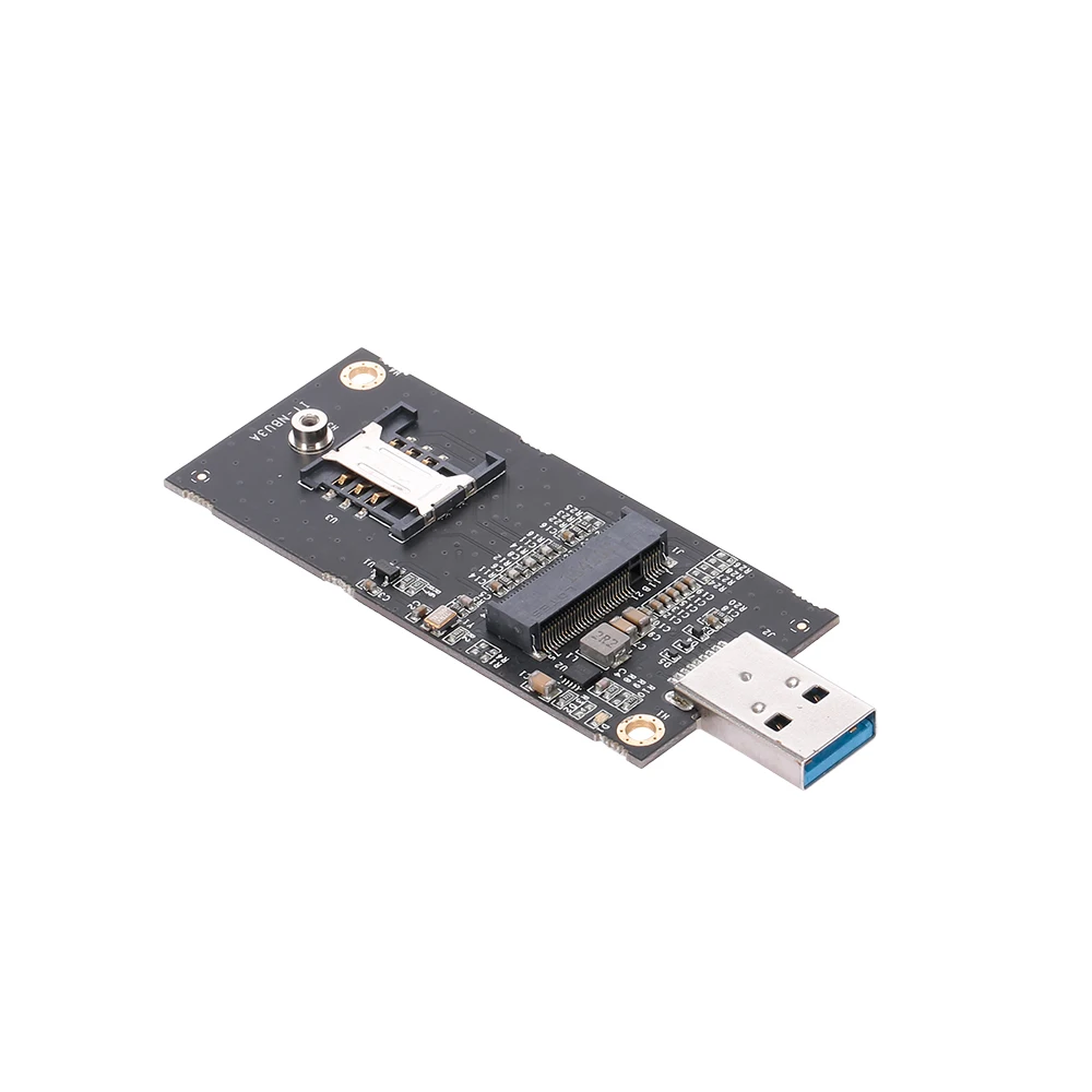 

2019 NGFF M.2 Key B to USB 3.0 Adapter Converter Card Board Desktop PC Add on Card with SIM Card Slot