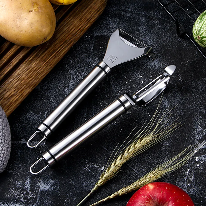 

Cheap Price Useful Convenient Potato Peeler, High Gloss Modern Metal Stainless Steel Apple Peeler