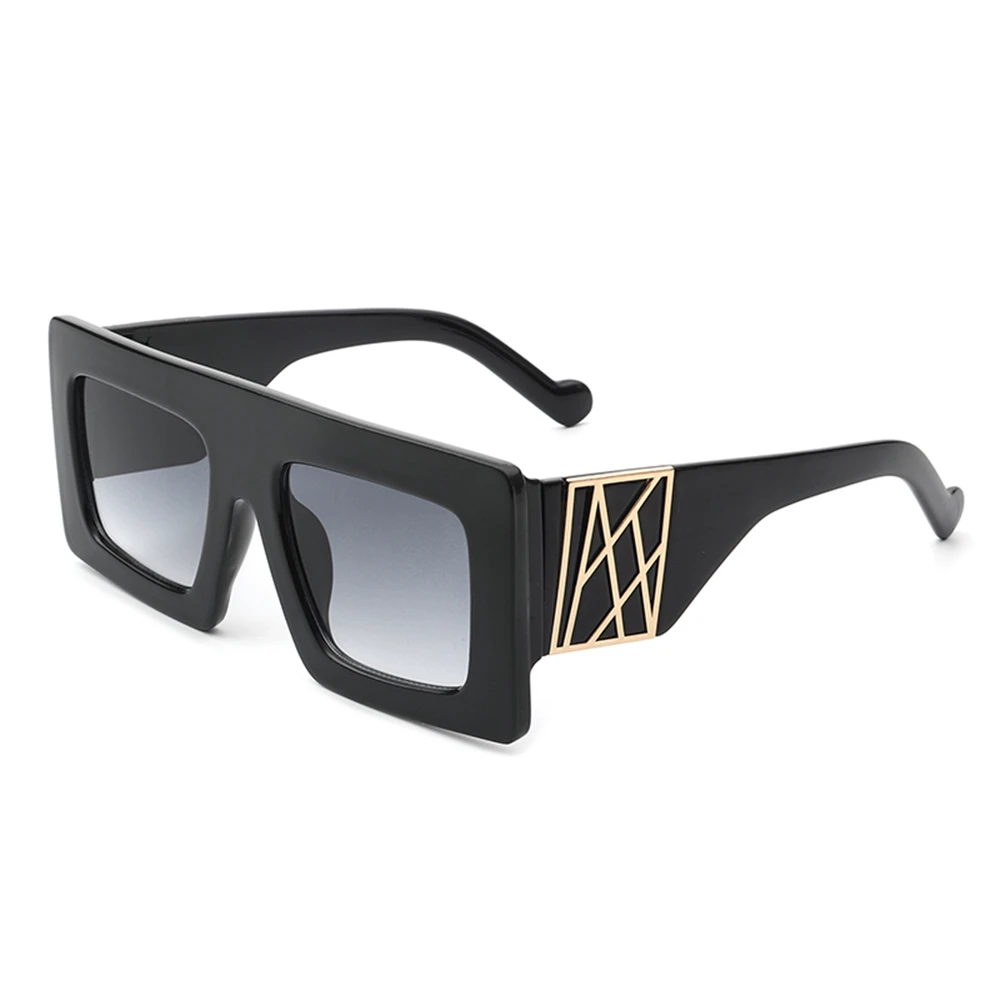 

U.S. Warehouse Shipment Spot Popular Custom Logo Personality Big Square Fashion Oversized Women Sun Glasses Women Sunglasses