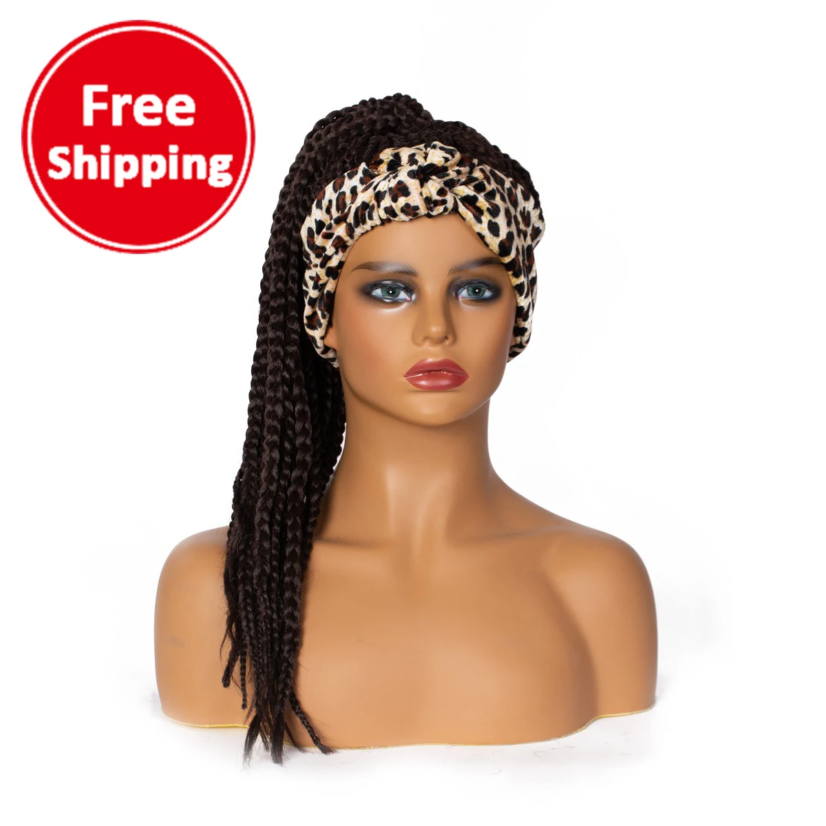 

3pcs moq kinky curly faux butterfly crochet braiding locs dreadlocks braids headband wig with headband to attached